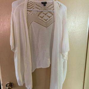 Torrid white shrug